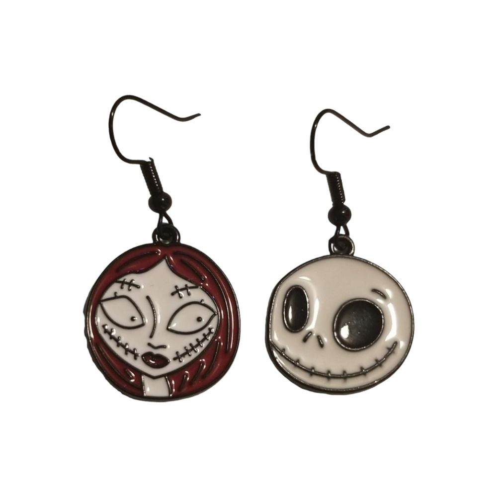 Handcrafted Jack Skellington Earrings